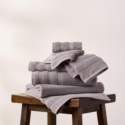 Caro Home Portland Six Piece Cotton Bath Towel Set