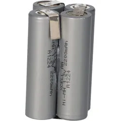 4,8V 2200mAh 4er Akkupack Mignon Industrie-Akkus NiMH mit Lötfahne