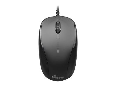 MediaRange MROS213 USB 2.0 computermuis met 3 toetsen, zwart