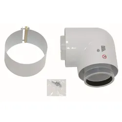 Vaillant Bogen 87 Grad Brennwert Luft-/Abgasführung PP 80/125 mm