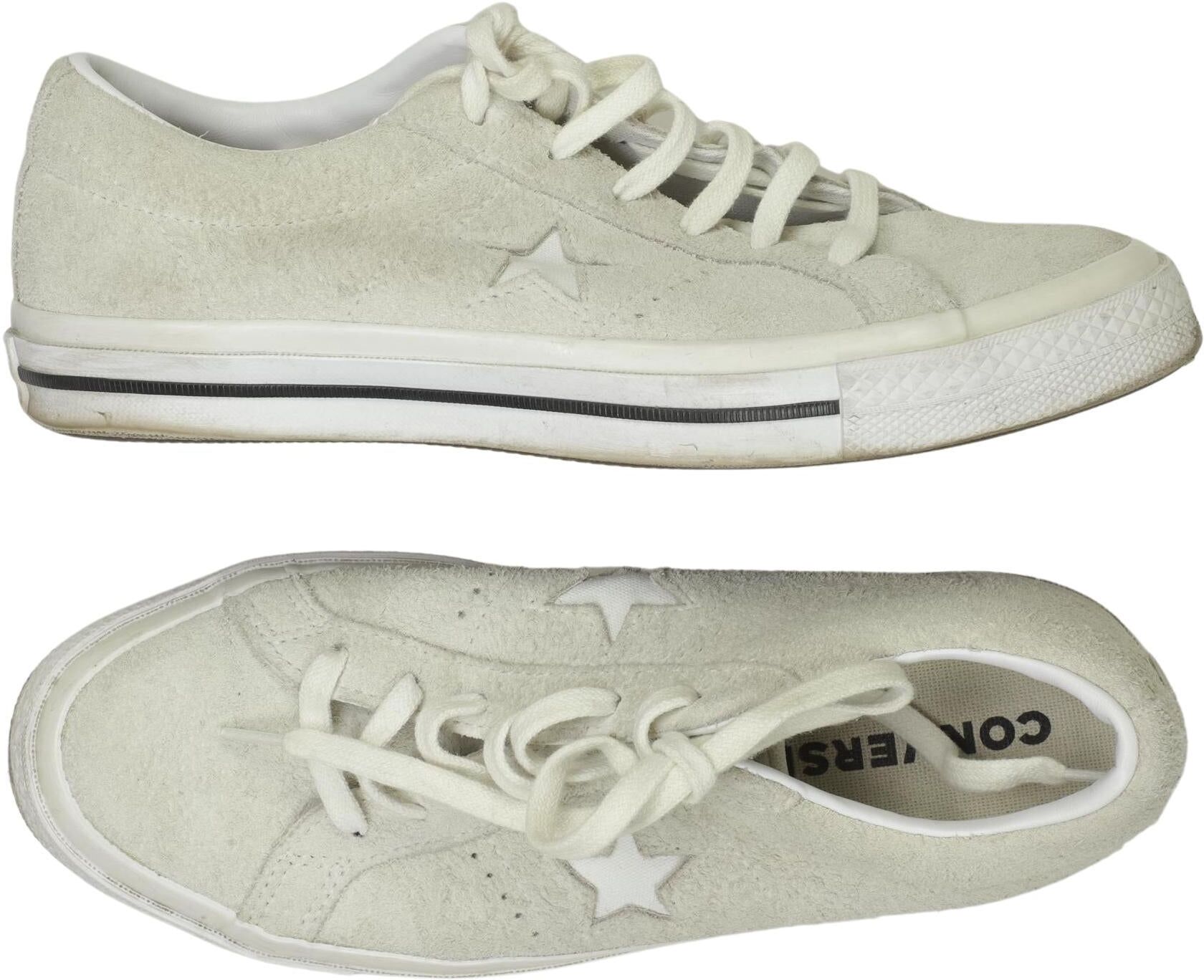 Converse Damen Sneaker, Cremeweiß, Gr. EU 39, Leder - Second Hand