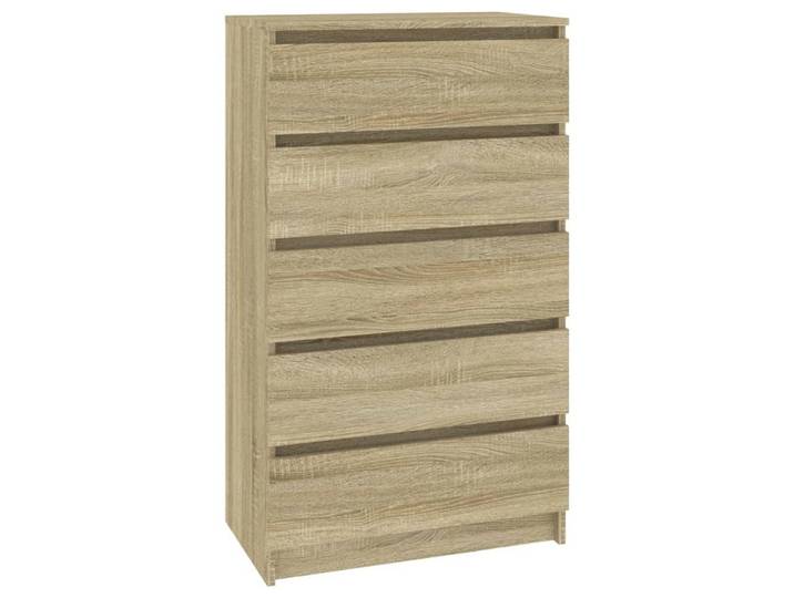 vidaXL Schubkastenkommode, Schubladenschrank Sonoma-Eiche 60x36x103 cm Holzwerkstoff