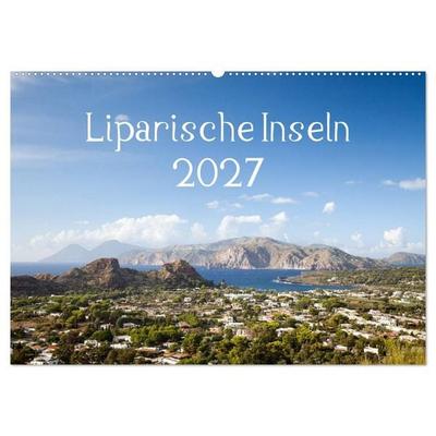 Liparische Inseln (Wandkalender 2027 DIN A2 quer), CALVENDO Monatskalender