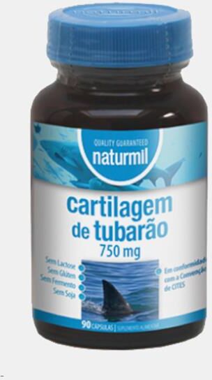 NATURMIL CARTILAGEM DE TUBARÃO 750mg 90 CÁPSULAS
