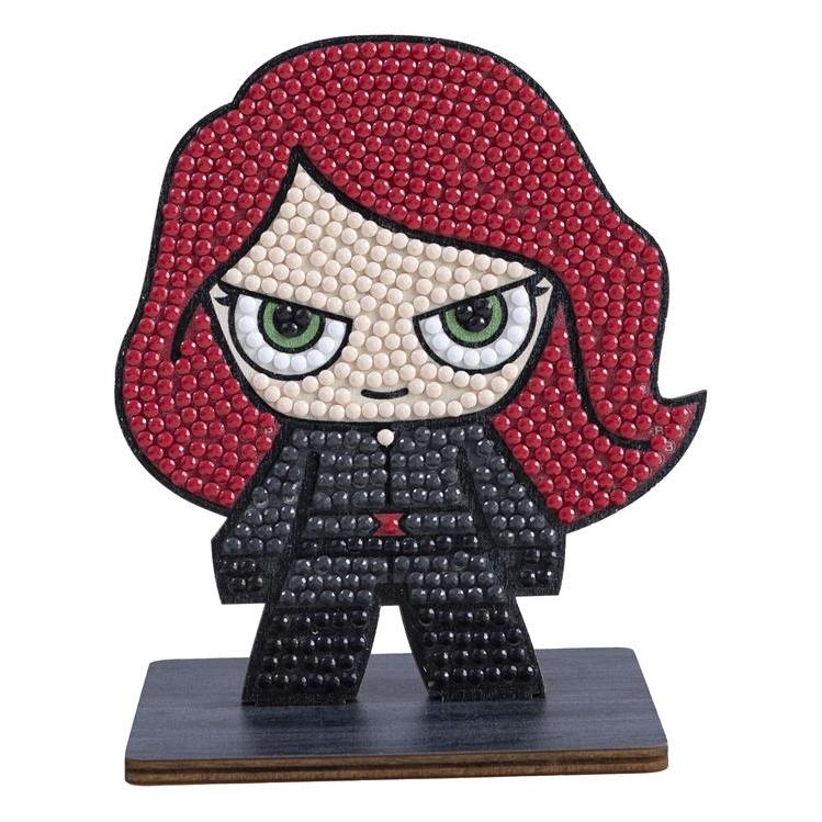 Craft Buddy Black Widow, Crystal Art Figur ca. 11x8cm (CAFGR-MCU007)