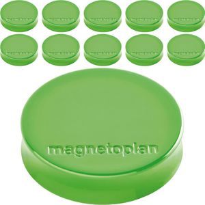 Magnetoplan Magnete Ergo Medium, maigrün, Ø 30 mm, Höhe 8 mm, 10 Stück