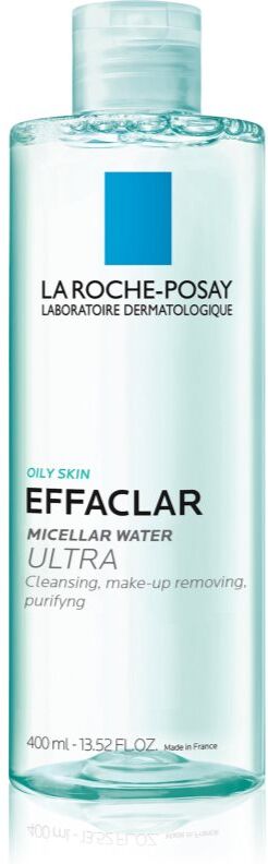 La Roche-Posay Effaclar Ultra reinigendes Mizellenwasser für problematische Haut, Akne 400 ml
