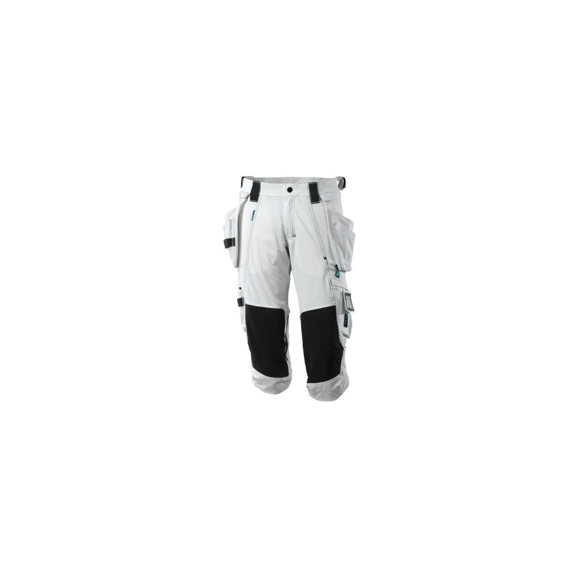 Mascot Dreiviertel-Hose, Hängetaschen, Stretchs Dreiviertel-Hose Größe C43, weiss (17049-311-06-C43)
