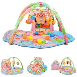 Moni, Krabbeldecke + Spielbogen, Activity Center Happy Farm