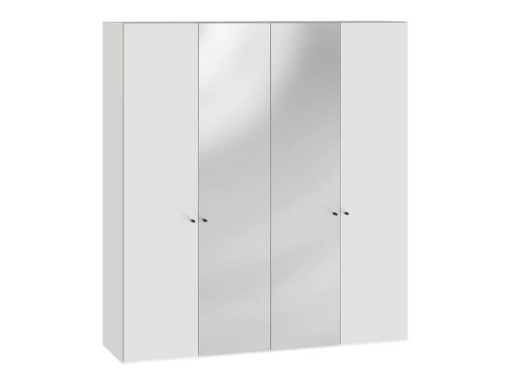 Drehtürenschrank Atlantis, Byyu, spiegel/premiumweiss