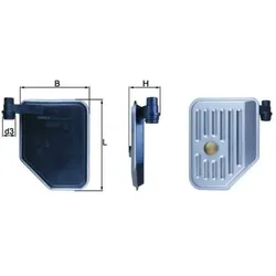 Hydraulikfilter Automatikgetriebe MAHLE HX 156 für Hyundai Kia Sonata V I30 IX35