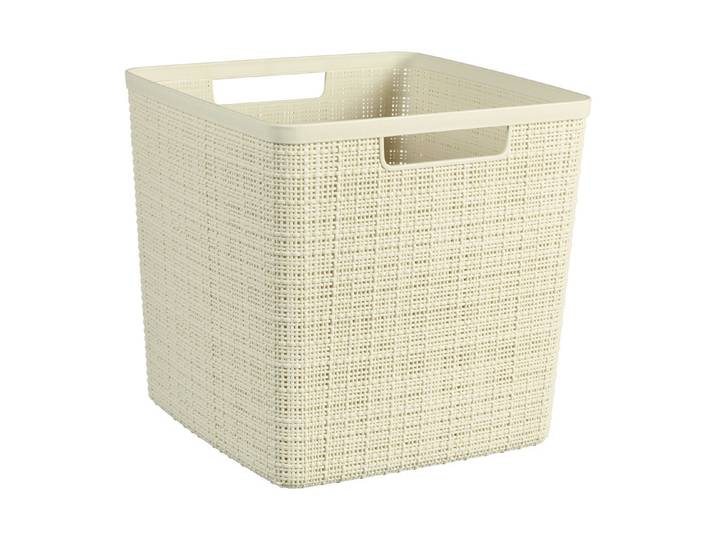 Curver Box Jute Cube Weiss 27 × 28 × 28 cm 17 l