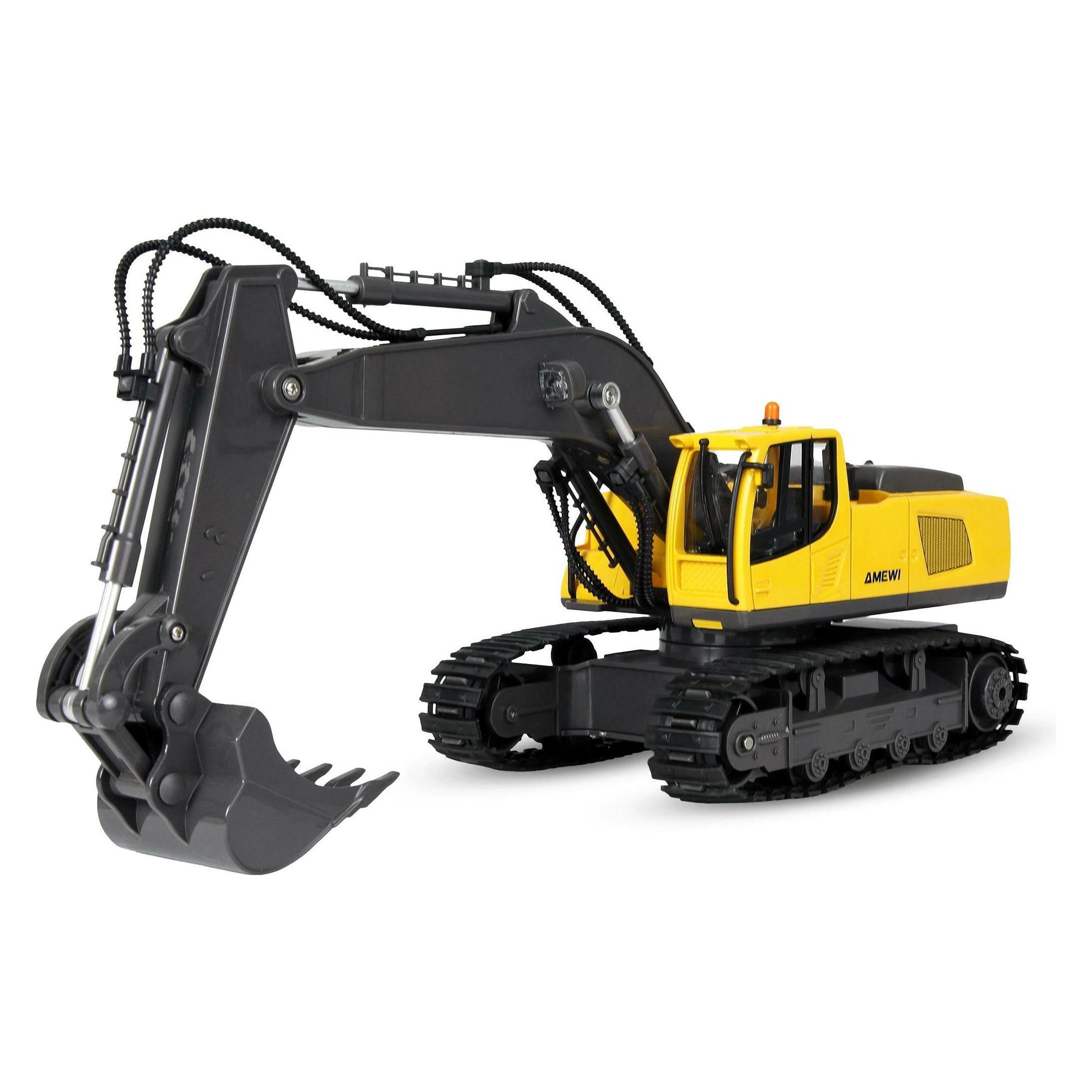 Amewi Kettenbagger mit Metallschaufel 16-Kanal 1:18 RTR (RTR Ready-to-Run) (22712)