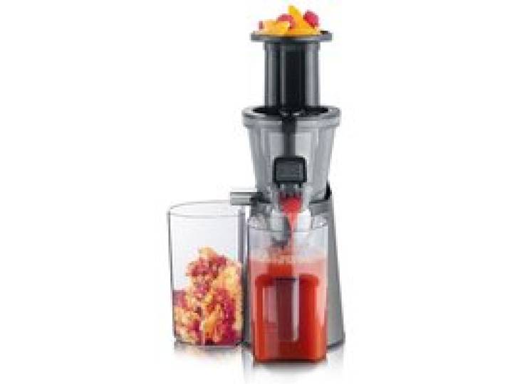 Slow Juicer - Centrifugeuse pour jus sorbets glaces confitures autres presse-agrumes électrique inoxydable bac récupération 1L