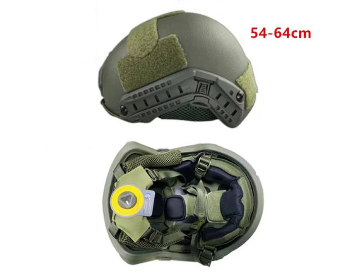 Casque tactique FAST - Casque tactique rapide en fibre de haute qualité. Casque tactique Wendy's avec coussin flottant suspendu. Chasse en plein air