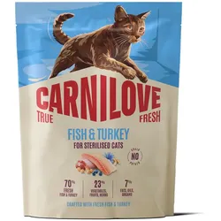 Carnilove True Fresh Cat Fisch & Truthahn für kastrierte erwachsene Katzen 2kg