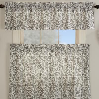 VHC Brands Gray Gables Floral Valance