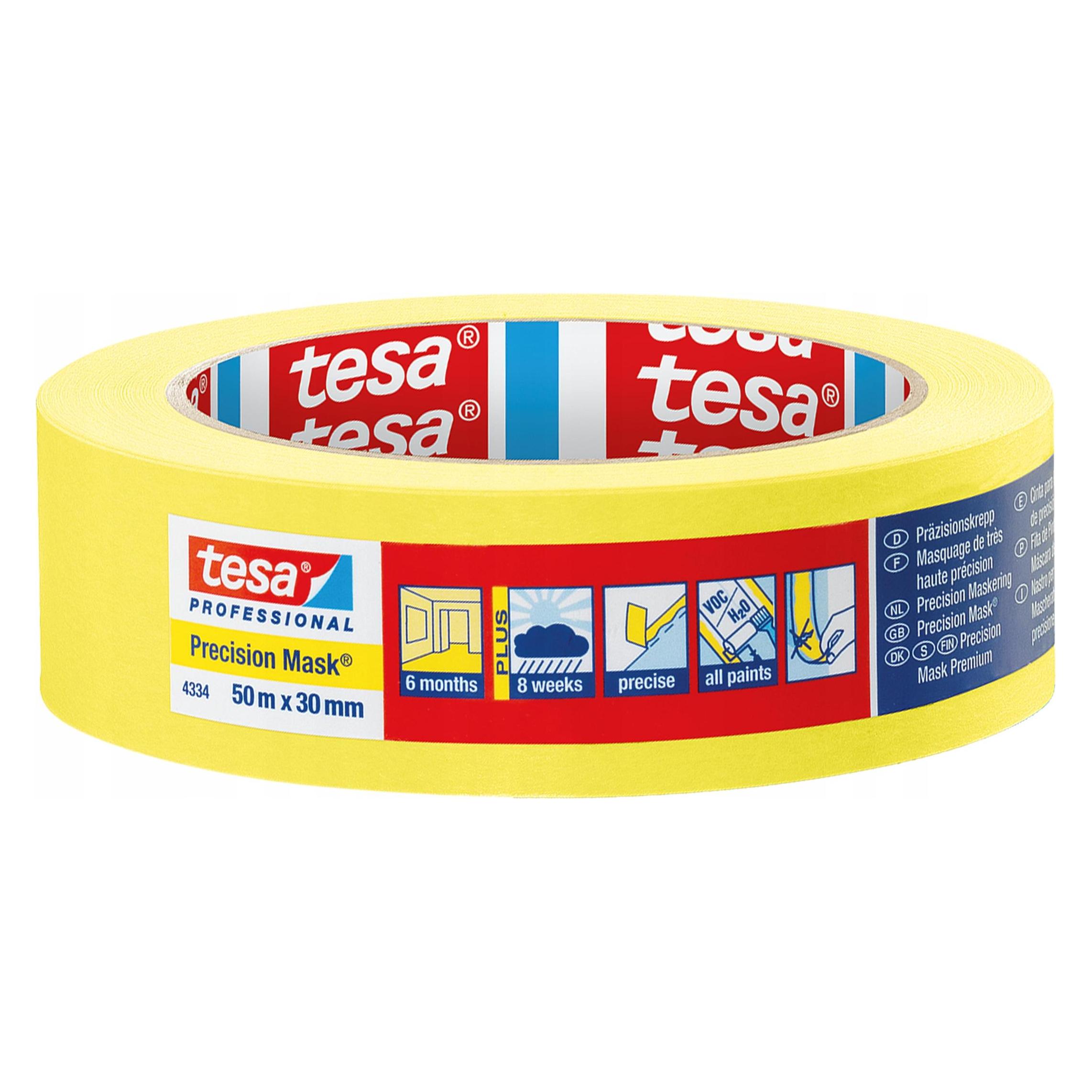 tesa Malerei Tape 50m x 30 mm Gelb (30 mm) (H0433410)
