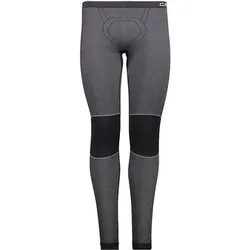 CMP Herren Unterhose MAN SEAMLESS LONG PANT, Größe L-XL in Schwarz Schwarz