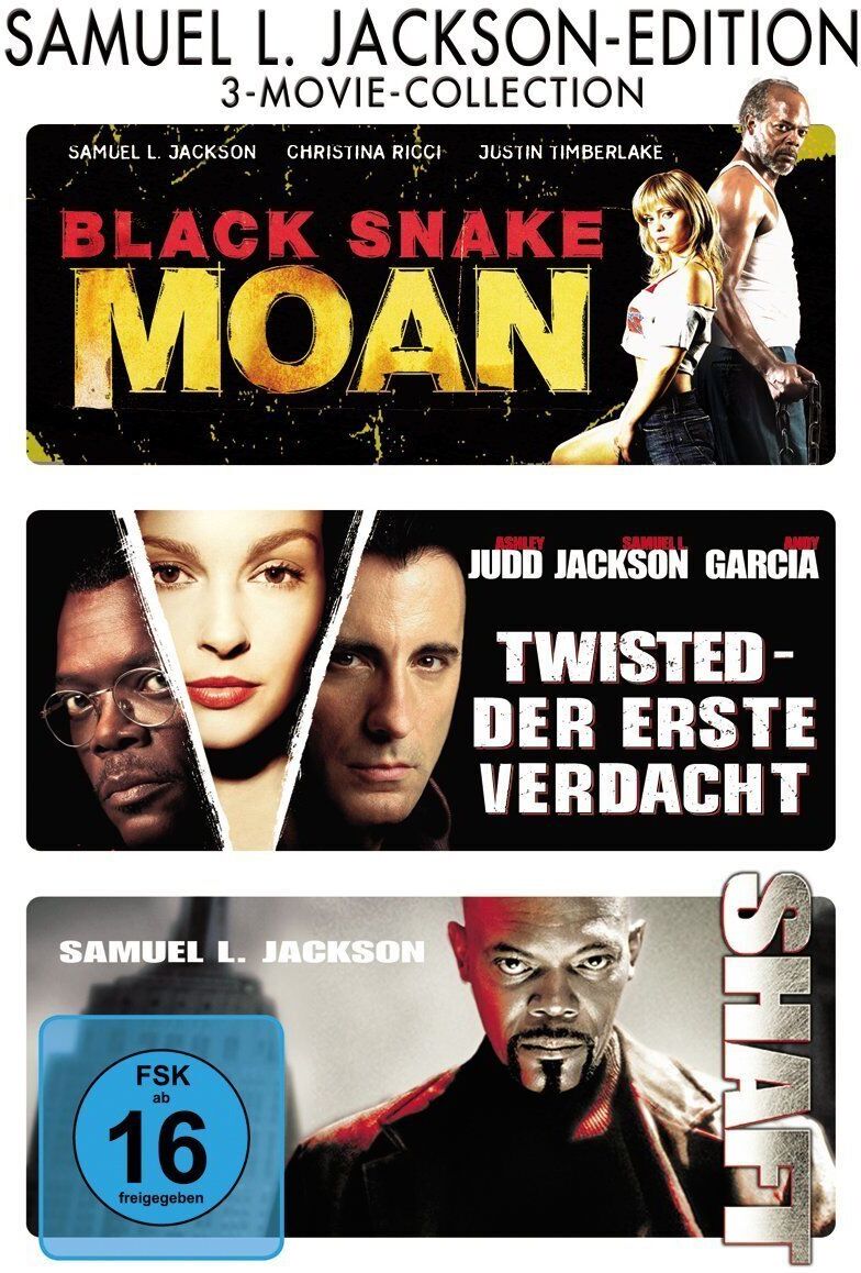 Craig Brewer - Samuel L. Jackson : Shaft - Black Snake Moan - Twisted - 3DVD Box - Preis vom 10.10.2026 11:48:34 h