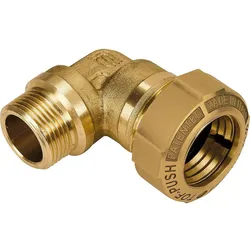 Winkelanschlußverschraubung mit AG Typ 867 3/4''x25mm nicht für Gas geeignet