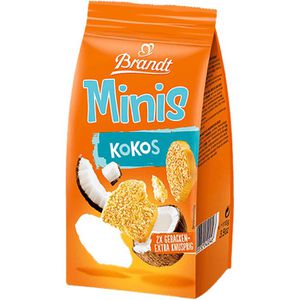 Brandt Zwieback Minis Kokos, 110 g