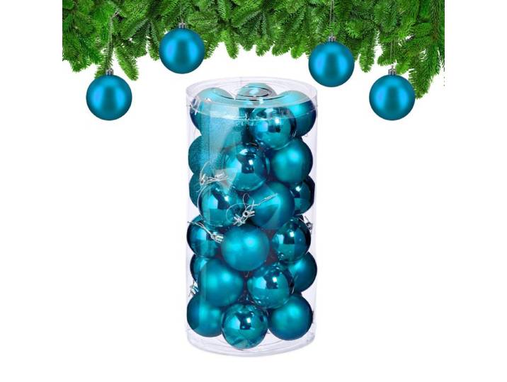 Relaxdays Weihnachtskugeln im 30er Set