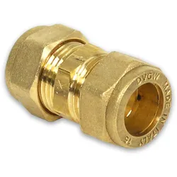 Messing-Klemmverschraubung für Kupferrohre Kupplung, verschiedene Varianten (Ausführung: 22 mm)