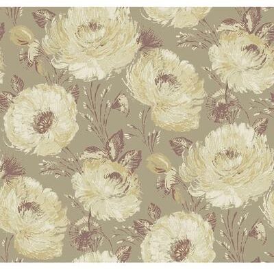 Seabrook Designs Cinna Floral Unpasted Wallpaper