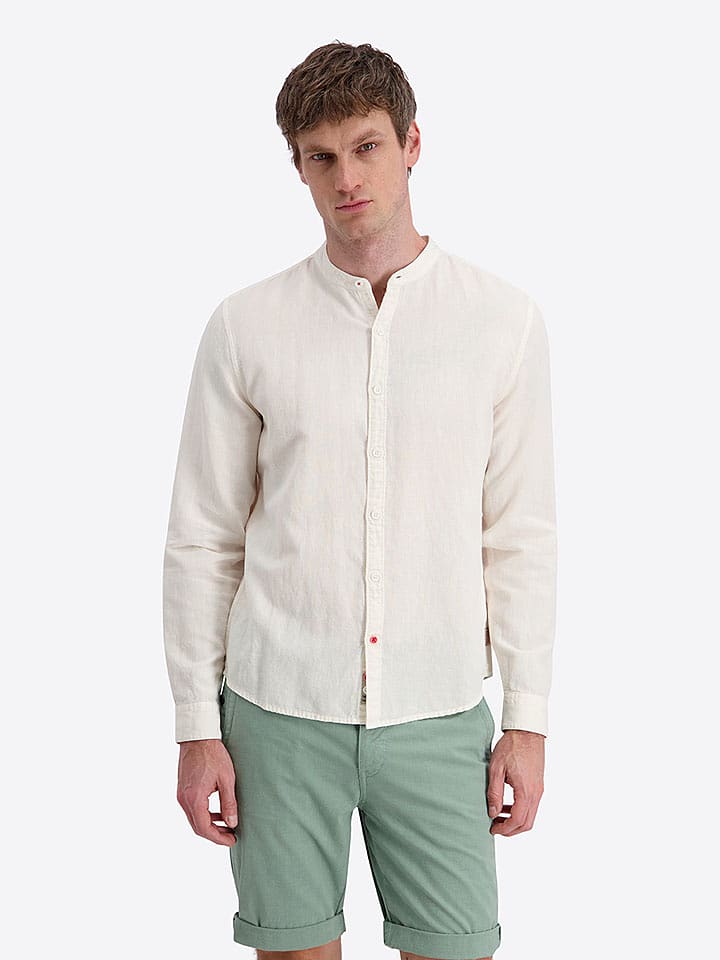 Timezone Hemd in Creme - 3XL