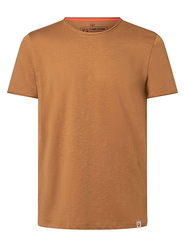 Timezone Shirt in Hellbraun - 3XL