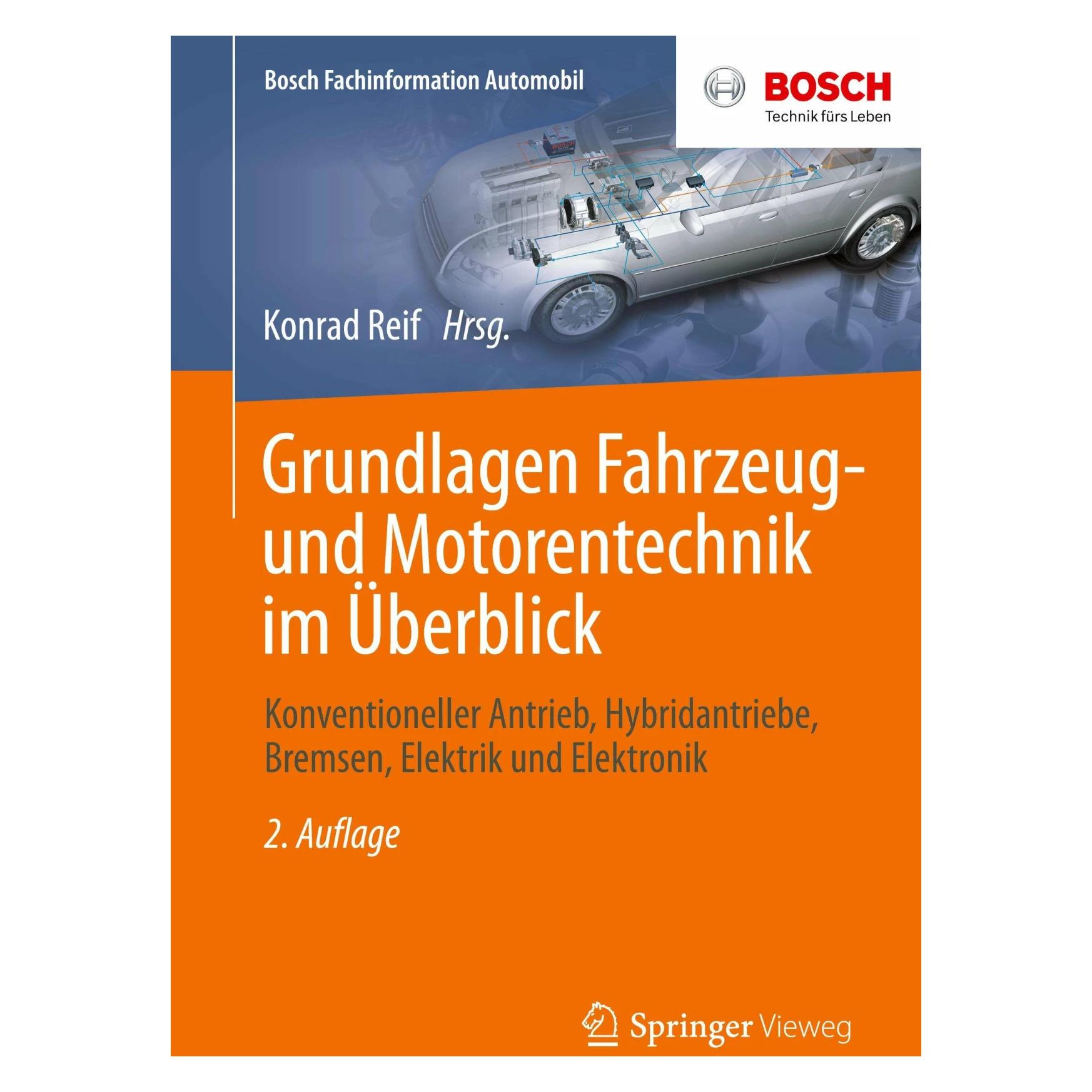 Vieweg & Teubner Grundlagen Fahrzeug- und Motorentechnik im Überblick (Deutsch, Softcover, Konrad Reif) (7066045)