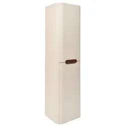 Hoher Badezimmerschrank SAT Fusion 40x149x33 cm sandbeige matt SATFUSIONV40BE