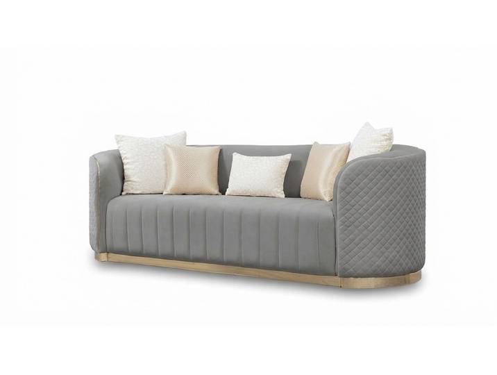 Xlmoebel 2-Sitzer Ovale Couch Zweisitzer Sofa für Wohnzimmer Einrichtung, Sofa 1 Teile, Made in Europa