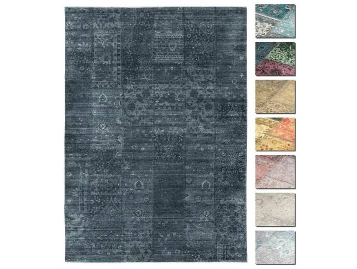 Kelim Patchwork Tapis Salon Anthracite 120x160 cm Tapis Chambre Moderne À Poils Courts Ultra Doux