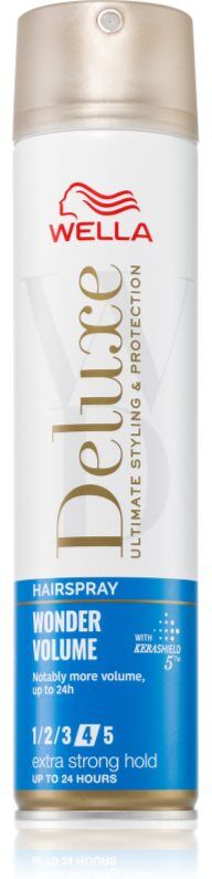 Wella Deluxe Wonder Volume laque cheveux extra fort pour donner du volume 250 ml