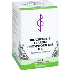 Biochemie 3 Ferrum phosphoricum D 6 Tabletten