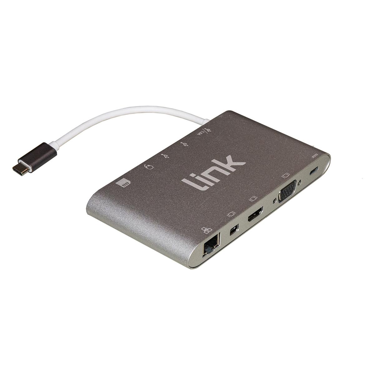 Link LKDOCK7 Docking Station Usb-C 11 Ports (USB-C, 11 Ports) (LKDOCK7)