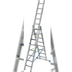 Krause STABILO Vielzweckleiter TRBS, Stufen 3 x 8, Arbeitshöhe 5,95 m