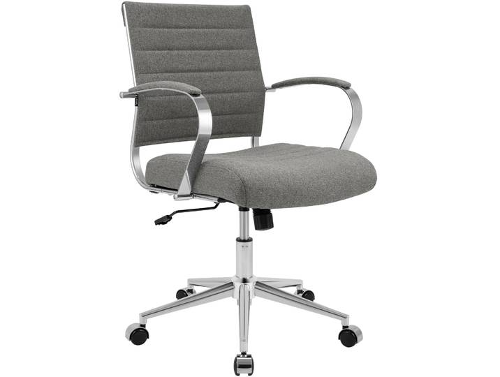 Bürostuhl Oakland Stoff - grau