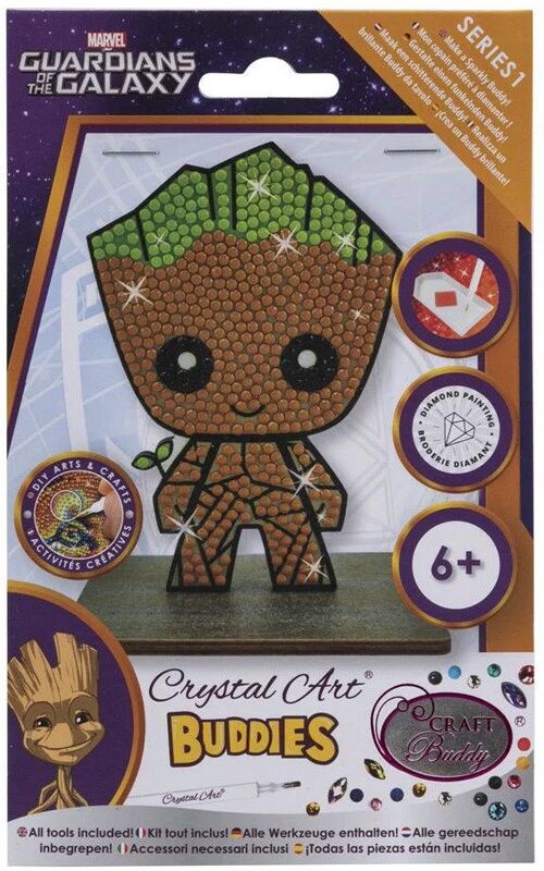 CRYSTAL ART Kit figurine à diamanter Groot