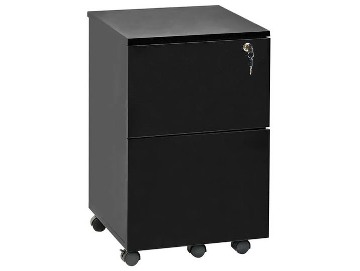 BÜROSCHRANK Schwarz Johnson
