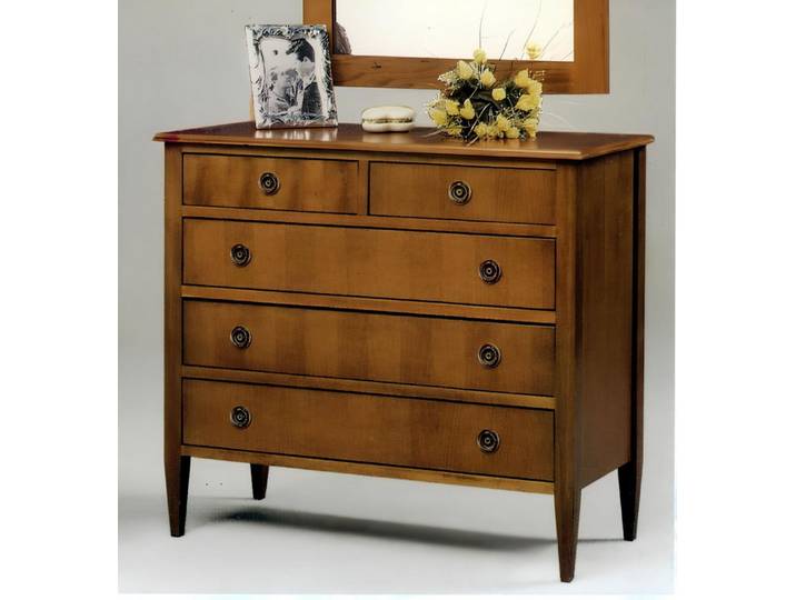 JVmoebel Kommode Elegante Holzkommode in Braun mit reichlich Stauraum (1 St), Made in Europa