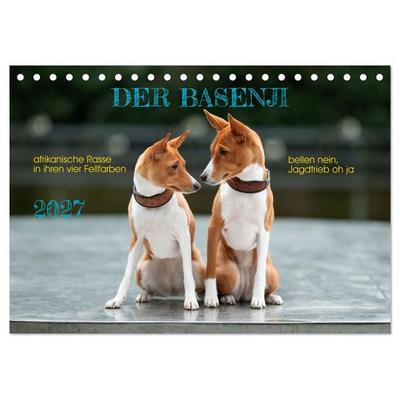 Der Basenji (Tischkalender 2027 DIN A5 quer), CALVENDO Monatskalender