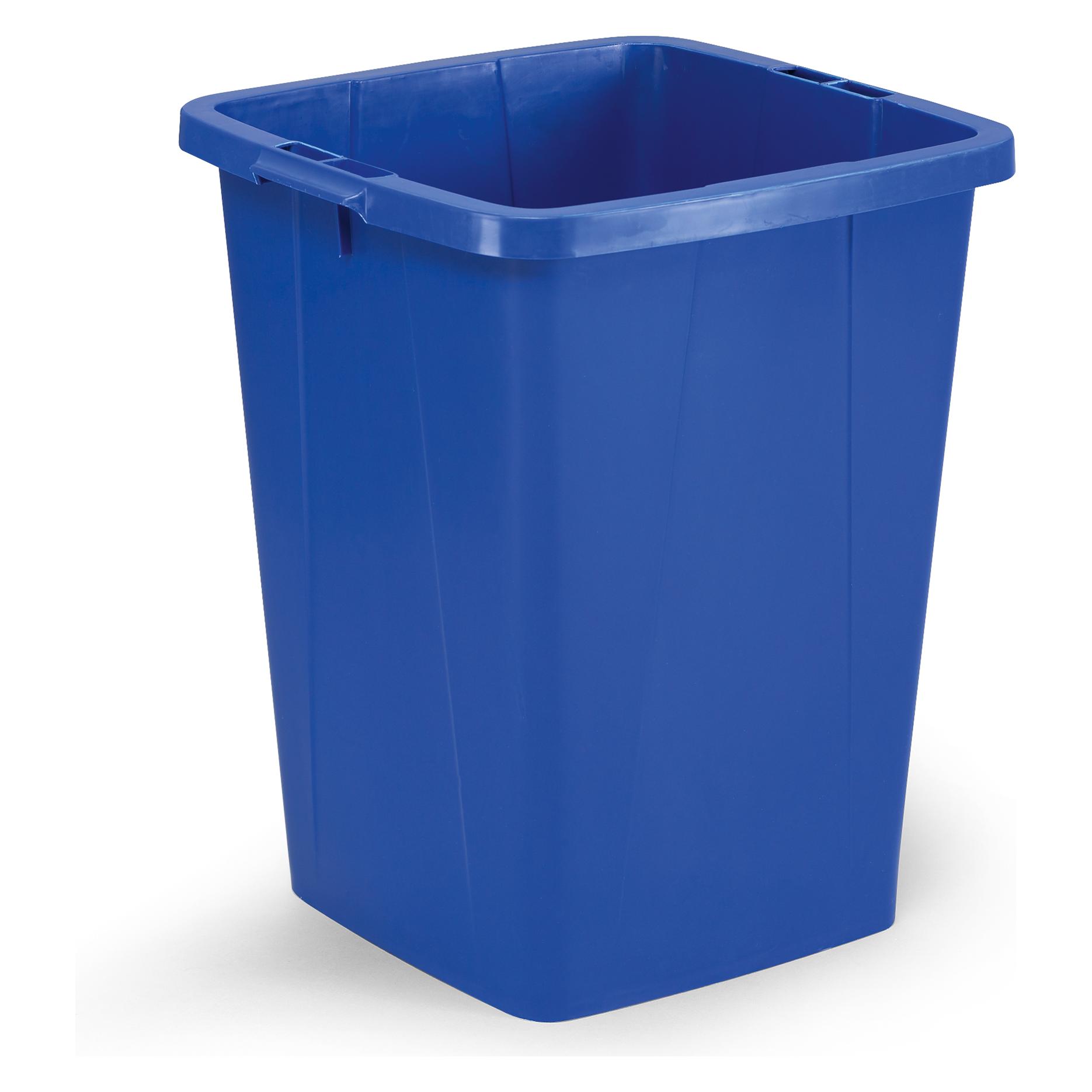Durable Abfallbeh"lter DURABIN 90, quadratisch, blau (90 l) (1800474040)