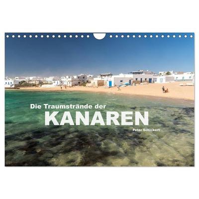 Die Traumstrände der Kanaren. (Wandkalender 2027 DIN A4 quer), CALVENDO Monatskalender