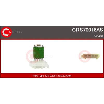 CASCO Widerstand, Innenraumgebläse crs70016as für Citroën RENAULT Citroën/Peugeot