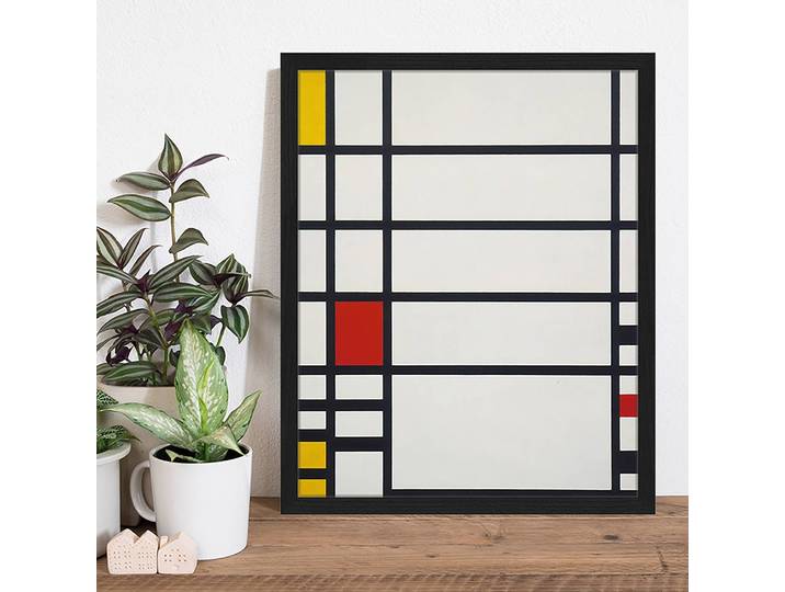 Bild Building Rahmen: Massivholz Buche, lackiert Abdeckung: Plexiglas Multicolor 42 x 52cm
