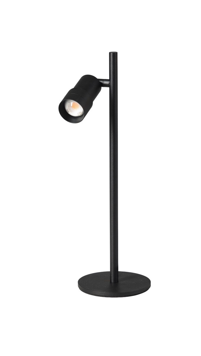 ETH Led tafellamp Liam zwart modern metaal