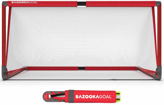 BazookaGoal Football Goals (Aluminium) Red / White 6' x 3'